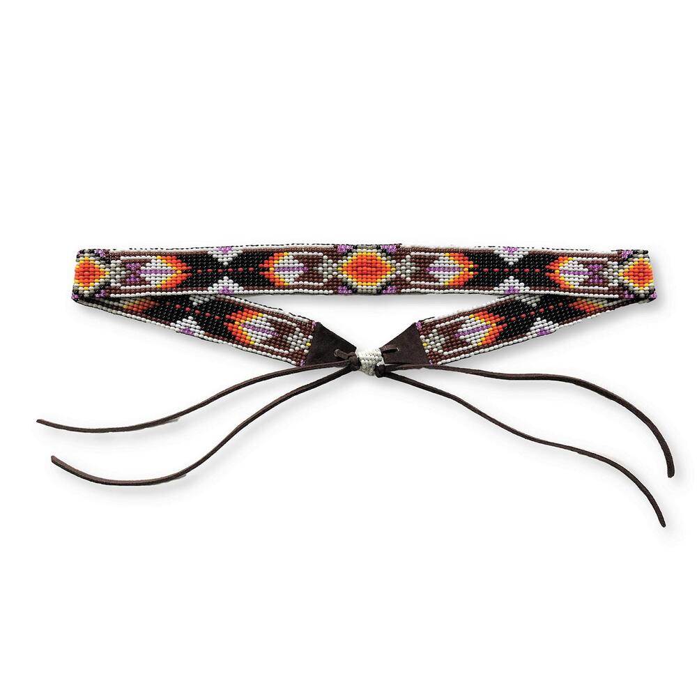 2792 Hat Band, Hatbands For Men And Women, Leather Straps, Cowboy Beaded